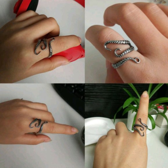 NWOT Silver Octopus Ring - Picture 8 of 11